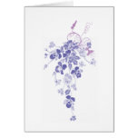 Pansy Bouquet - Greeting Note Card