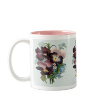 Pansy Bouquet mugs