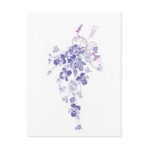 Pansy Bouquet postcards