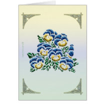 Pansy Card by Rockangel1 Pansy Card