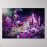 Pansy Fantasy Art Poster/Print