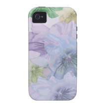 Pansy Flower Background iPhone 4 Case