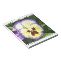 Pansy Flower Pictures Notepad