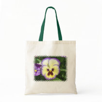 Pansy Flower Pictures Small Canvas Tote Bag bags