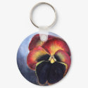 Pansy keychain