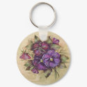 Pansy Keychain