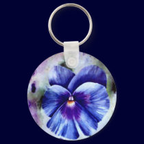 Pansy Keychain