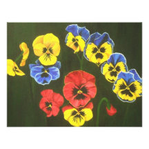 pansy lions dk custom invitation