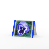 Pansy Note Card