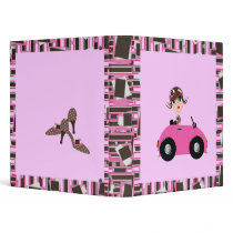 Pansy Out for a Spin Binder