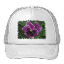 Pansy Pictures Baseball Cap Mesh Hats