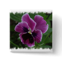 Pansy Pictures Square Button