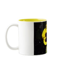 Pansy Portrait mugs by JLWinther Pansy Portrait mugs