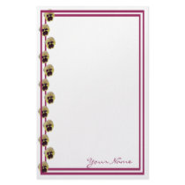 Pansy Row Stationery-customize
