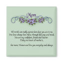 Pansy Scrolls Mother's Day magnets by Spice Pansy Scrolls Mother's Day magnets
