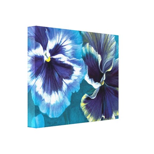 Pansy study canvas wrap print wrappedcanvas