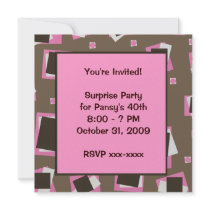 Pansy's Party Invitation