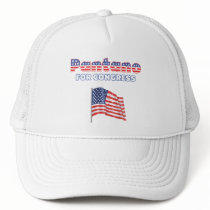 Pantano for Congress Patriotic American Flag Trucker Hats