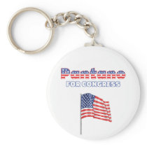 Pantano for Congress Patriotic American Flag Key Chains
