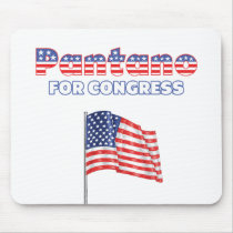Pantano for Congress Patriotic American Flag Mouse Pad
