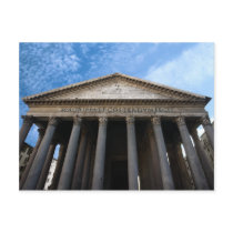 pantheon in rome postcard