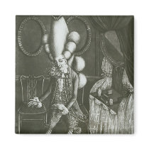 Pantheon Macaroni, 1773 Refrigerator Magnets