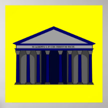 Pantheon Portal Rome Inspirations Print