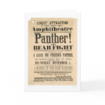 Panther and Bear Fight Advertisement (1293A) cards