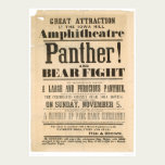 Panther and Bear Fight Advertisement (1293A) posters