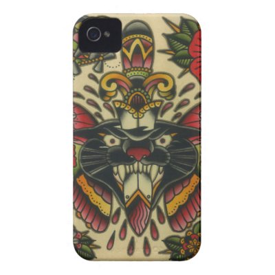 panther and dagger iphone 4 case