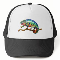 Panther Chameleon Lizard hats by twopurringcats Panther Chameleon Lizard hats