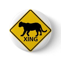Panther Crossing Highway Sign buttons by wesleyowns Panther Crossing Highway Sign buttons