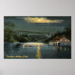Panther Hollow Lake Vintage Poster