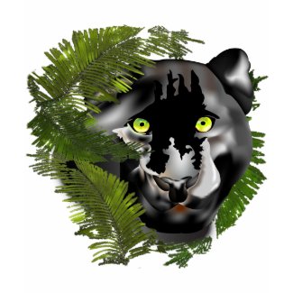 Panther in Foliage shirt