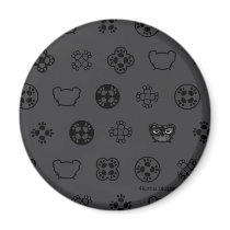 panther fridge magnet