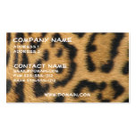Panther Pattern Business Card