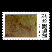 Panther Pictograph at Panther Cave stamps