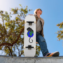 Panther Protects World Board Custom Skateboard