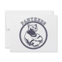 Panthers mascot invitations