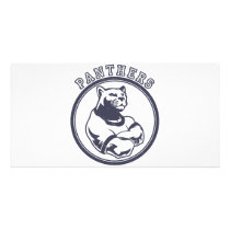 Panthers mascot photo cards by CustomSportsTshirts Panthers mascot photo cards