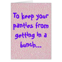 Panties In A Bunch Cards