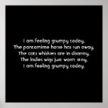 Pantomime. Poem. Black White posters
