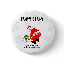 Panty Claus buttons