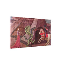 Paolo Uccello - St George and the Dragon Canvas Prints