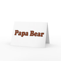 Papa Bear Cards