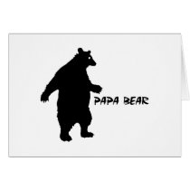 Papa Bear Greeting Cards