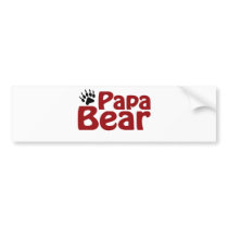 Papa Bear Claw bumper stickers by worldsfair Papa Bear Claw bumper stickers