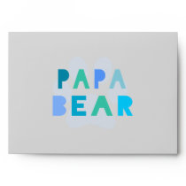 Papa bear envelopes