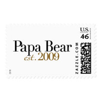 Papa Bear Est 2009 Stamp