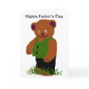 Papa Bear, Happy Father's Day blank card by marcya7 Papa Bear, Happy Father's Day blank card